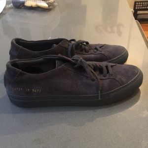 Gray Suede Common Projects